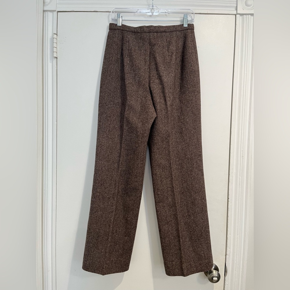 Pendleton Vintage Brown Wool Herringbone High Wai… - image 3